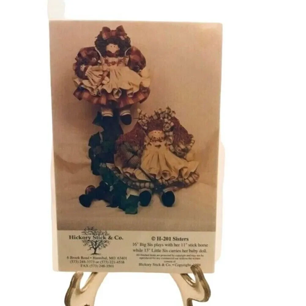#1554 Hickory Stick rag doll craft sewing pattern